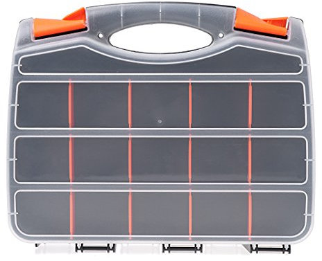 Tragbare Werkzeugaufbewahrung für Koffer, Schraubenschlüssel, Schrauben, Teile, Hardware-Box