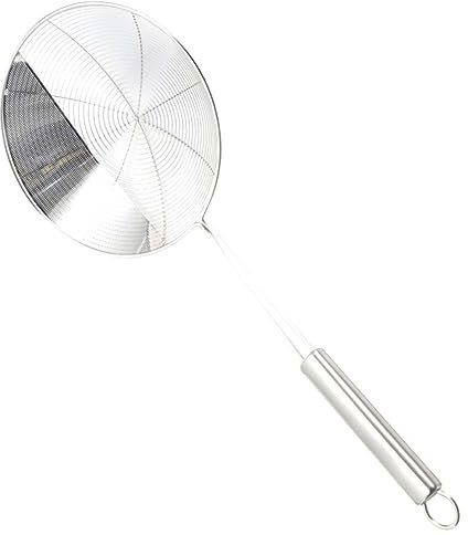 PRETYZOOM Colador De Aceite Cuchara Espumadera Mango Ergonómico Ideal Para La Cocina