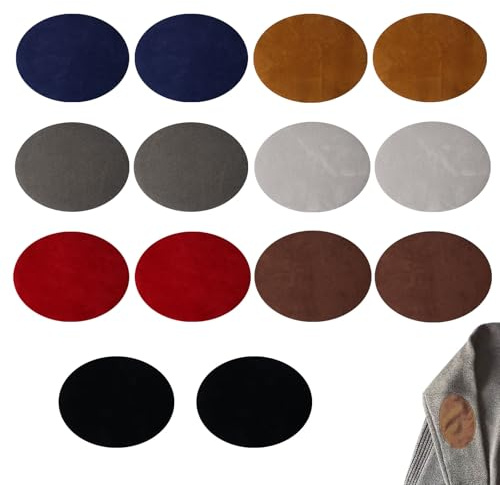 14 Pezzi Vestiti Termoadesive Patch Kit di Riparazione in Tessuto, 11×14cm