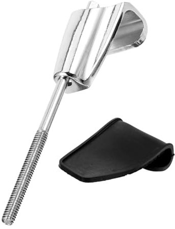 SUPVOX Lightweight Zinc Alloy Drum Metal Lugs Bass Drum Claw Hooks with Rubber Grip Fine Workmanship Unique Simple Design and Percussion Instrument Supplies