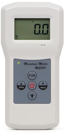 FJLKGDSP Digital Moisture Meter Highly Sensitive Humidity Tester Concrete, Wood, Paper, Bamboo, Carton and Textile Hygrometer Detector(MS310)