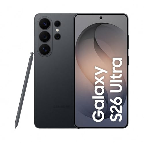 Samsung Galaxy S26 Ultra AI Smartphone mit Galaxy AI, Handy ohne Vertrag, Android, Privacy Display, 12 GB RAM, 512 GB Speicher, 200 MP, Black, 3 Jahre Herstellergarantie [Exklusiv auf Amazon]