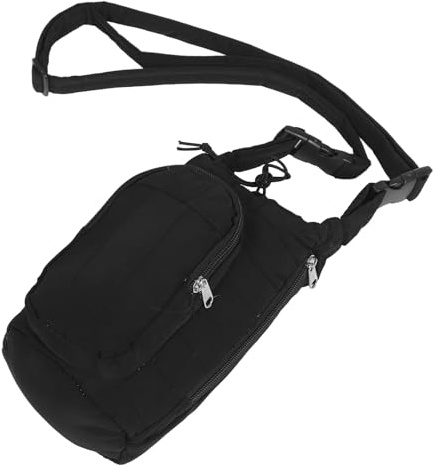 Homoyoyo Porte-Bouteille Isotherme avec Garnissage en Duvet, Housse Imperméable Légère et Résistante, Bandoulière Réglable pour Randonnée, Trekking et Voyages en Plein Air, Protection
