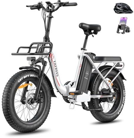 Fafrees E Bike Elektrofahrräder 20 * 4.0 Zoll, F20 Max E-Bike Klapprad Upgrade, 48V 30Ah Akku Reichweite 200km, Fatbike 25km/h ebike Herren und Damen, 7 Gang Pedelec für Erwachsene