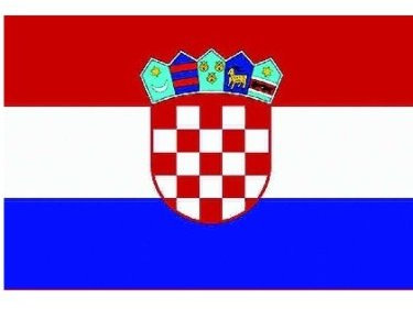 Flagge Kroatien 90 x 150 cm Fahne mit 2 Ösen 100g/m² Stoffgewicht Hissflagge für Mast