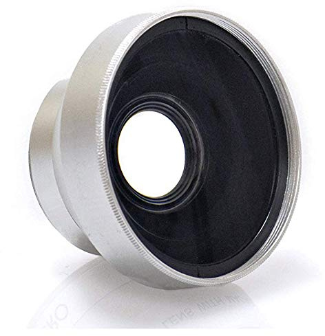 Digital Nc 0.5X High Grade (Chrome) Wide Angle Conversion Lens (30.5mm) for JVC Everio G GZ-MG670
