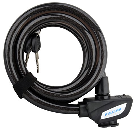 FISCHER 85882 Seilschloss, Länge: 180cm, schwarz, 14 mm
