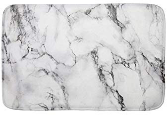 Sula-Lit Bath Mats White Black And Gray Grain Marble Stone Door Mat Kitchen Rug Non Slip Shower Mats Toilet Floor Rug Floor Mats