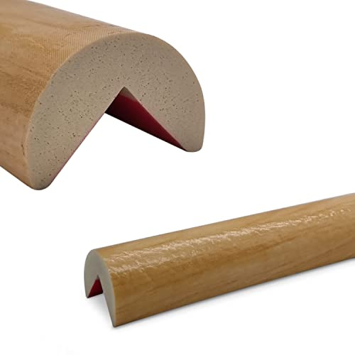 Betriebsausstattung24 Kantenschutz selbstklebend Länge: 1,0 m Holzoptik | Eckschutzprofil Typ A Material: hochflexiblem Polyurethan-Schaum Kantenschutz