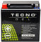 TECNO GEL Motorrad-Batterie für YTX14-BS, 12V Gel-Batterie 12 Ah (DIN 51214), 151x87x145 mm u.a. f Suzuki