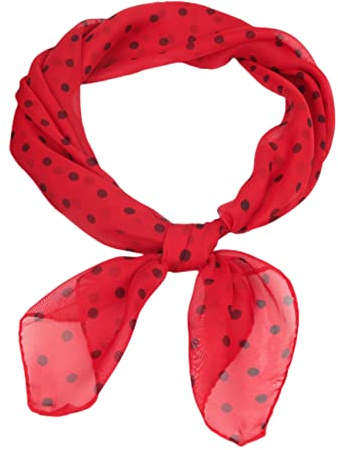 FAIRYGATE Seidenschal Damen Chiffon Elegante Seidentuch Haare Satintuch Halstuch Bandana Tuch Kopftücher Taschentuch Ansatz Scarf DA27