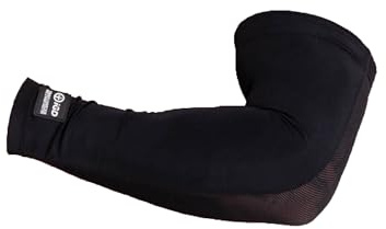 iGD - Compression Arm Sleeve for Men and Women with Muscle Recovery Technology and Joint Support, Cooling Panels for Unrivalled Comfort for the Gym, Tennis, and more, Moisture Wicking (Black)