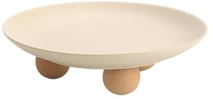 cesto frutta Ciotola for frutta in ceramica a tre gambe, ciotola in ceramica for bancone da cucina, ciotola for frutta bianca, ciotola for chiavi, cestino for frutta for arredamento da cucina centrota