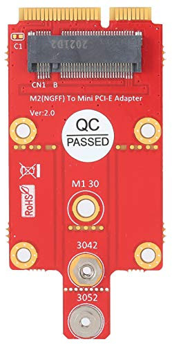 M.2 Chiave B Un Adattatore Converter Mini PCI-E, Non è Necessaria Alcuna Energia Aggiuntiva, Ammette Schede LTE 4G, per L'installazione del Modulo WWAN, Colore Rosso