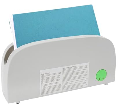 Electric Thermal Binding Machine, 250W Portable Hot Melt Binder with PTC Heating & Auto Alignment, 1.3in Thick A4 Book Binder for Office School Home