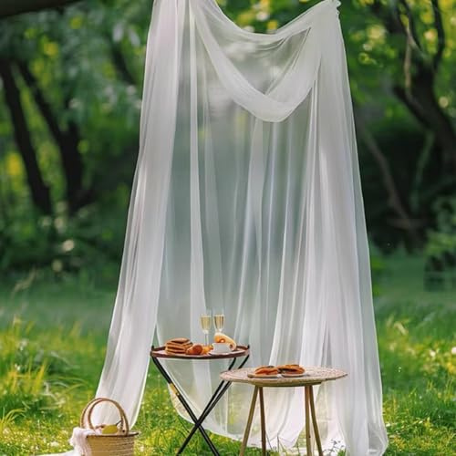 Tela de tul suave de 10m x 160 cm, tela de tul para coser, tela decorativa de malla, tela decorativa para cortinas de boda, arco de boda,decoración a mano, DIY Decoración de Boda, Fiesta, Manualidades