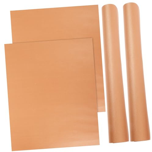 LOORGVEL 4 pièces Lot de Tapis de Cuisson Réutilisables Antiadhésifs de Résistants Chaleur pour Four et Barbecue Protection Pratique et Nettoyage Facile