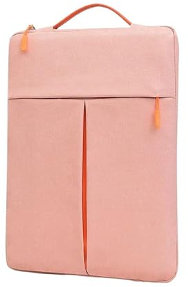13-15 Inch Laptop Handbag Ultrabook Sleeve Case Notebook Computer Cover Shockproof Business Pouch(Pink,13-14 inch)