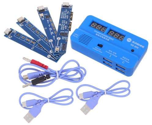 Kisangel Universal Phone Battery Tester Phone Repair Activation Tools Blue