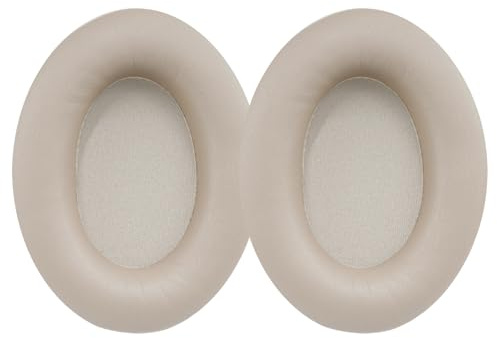Replacement Ear Pads Cushions for Sony WH-1000XM3 Headphones,(WH1000XM3) Over-Ear Headphones, Ear Pads with Softer Protein Leather, Noise Isolation Memory Foam（Golden）