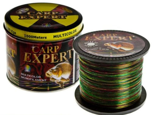 CARP EXPERT Multicolor 1000m 0,30mm 12,10kg Karpfenschnur Angelschnur Monofile Schnur Mono Schnur