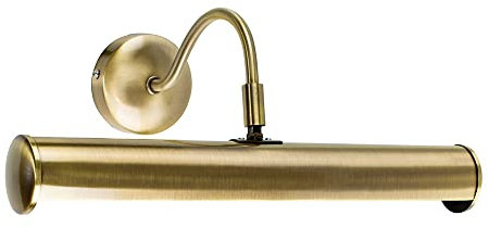 MiniSun | Modern Adjustable Twin Picture Wall Light in an Antique Brassed Effect Finish | Picture & Display Lights, Home Décor & Improvement Essential