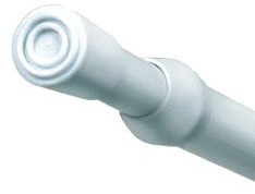 umlout New WHITE Net Tension Rod, Simply Twist N Fit, 122-183 cms