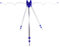 DIGIFLEX Fishing Rods Tripod Stand Rest for Sea Beach Shore Pier Tackle Telescopic