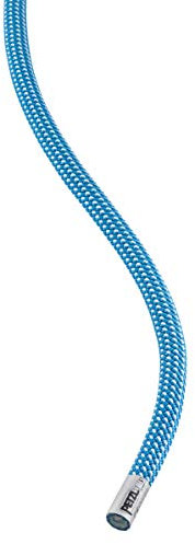 PETZL Arial Leichtes, strapazierfähiges Einfachseil von 9,5 mm Durchmesser mit Duratec-Dry-Imprägnierung zum Sportklettern und Bergsteigen, Farbe: Blau, Länge: 60 m, R34AD 060