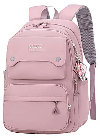 SellerFun Teen Girls Casual Backpack High Middle School Daypack Women Daily Travel Laptop Bag(A Purple,29 Liters)