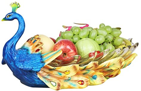 Fruit and Vegetable Basket Fruit Boat, Snack Cake Plate Kitchen Restaurant Fruit Basket Fruit Bowl Can be Used for Decoration and Food Decorative Fruit Bowl Storage Rack (Color : A)