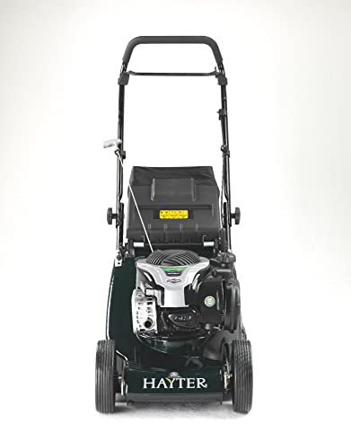 Hayter Harrier 41 Lawnmower Petrol Hand-Propelled Push Rear Roller Lawnmower 41cm (374A) + Free Hayter Mower Cover