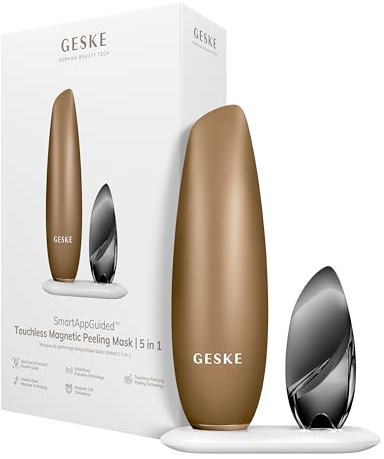 GESKE | SmartAppGuided™ Touchless Magnetic Peeling Mask 5 in 1 | Magnetische Gesichtsmaske | Entfernt Unreinheiten | Facemask | Porenreinigung | Pflege für Frauen & Männer | Gesichtsmasken