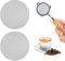 2 Pièces Passoire à Expresso, Passoire à Expresso Réutilisable en Acier Inoxydable, Puck Tamis de 51 mm, Épaisseur 1,7 mm 150 µm, pour Filtre à Café de Barista (51 mm)