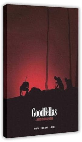 ahnld Goodfellas Klassisches Filmposter, Leinwand, Poster, Schlafzimmer, Dekoration, Landschaft, Büro, Raumdekoration, Geschenk, 60 x 90 cm