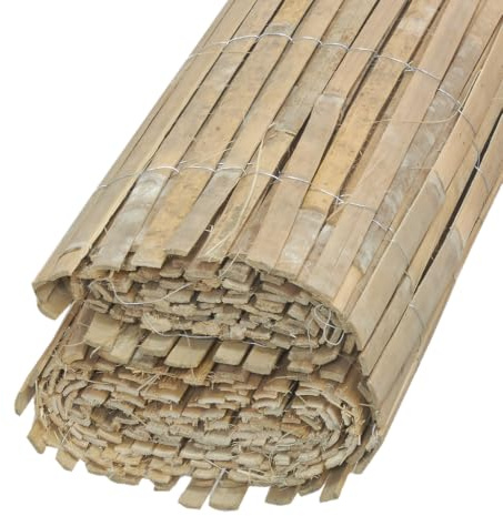 Aubry Gaspard Canisse Brise-Vue Jardin Occultant Bambou Naturel 200x500 cm | Bambou naturel, brise-vue occultant, jardin, terrasse, balcon, pose facile, résistant aux intempéries