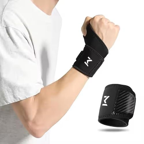 Atan Wrist Compression Strap and Support Brace – Unisex Adjustable One Size – for Fitness, Weightlifting, Tendonitis, Carpal Tunnel, Arthritis, Wrist Pain Relief