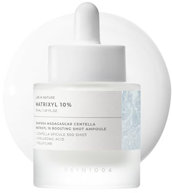 SKIN1004 Matrixyl 10% Boosting Shot Ampoule, Volufiline & Hyaluronic Acid Serum for Face, Spicule for Deep Hydration & Firming, Moisture Volume Care for Under Eye, Korean Skin Care, 1.01fl.oz / 30ml
