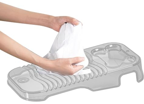 Sucritude Tabla De Lavar | Tabla De Lavandería Manual para Prendas | Superficie Antideslizante con Portajabones | Colegio Residencia Universitaria Ropa Mujer