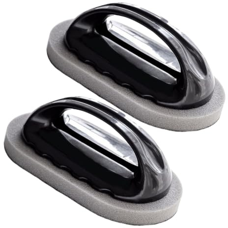 PAMINGONO 2 Piezas Esponjas de Esmeril Unidades con Mango Ergonómico para Limpieza Potente de Platos y Superficies Resistentes para Eliminar Manchas Difíciles Colores Color Color Aleatorio