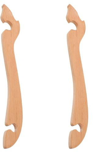 DECOMELODY Estrattore Resistente al Calore Manico lungo 2 Pezzi in Legno e Forno Beige Facile Manutenzione, per Panetterie Professionali e Cottura in Cucina