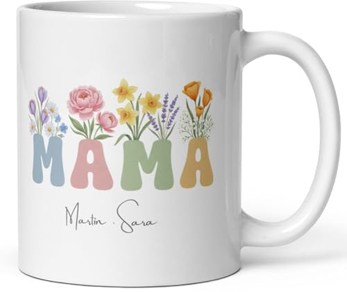 Taza Día de la Madre Personalizado | Regalo a mi Madre Original | Taza Mama Personalizada | Regalos Originales Día de la Madre | Cerámica 330 ml