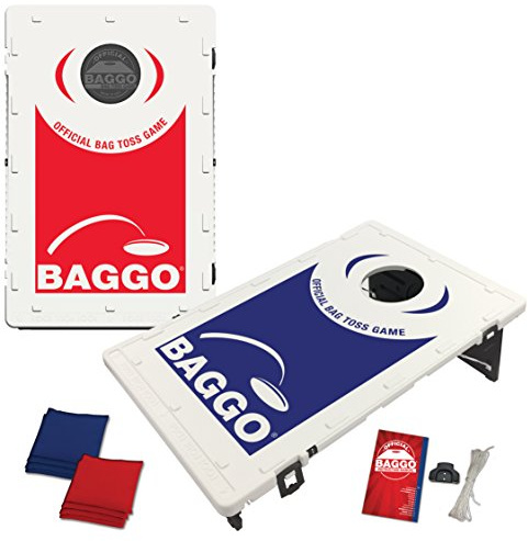 Family Backyard Baggo Bean Bag Toss Portable Cornhole Game