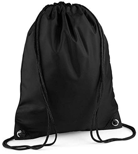 Shirtinstyle Sportbeutel, Gymnastikbeutel, Gymsac, Schuhbeutel mit Kordel, Farbe black