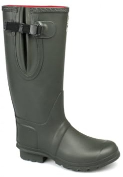 Insulated Wellington Boots - W258E - Size: 15 - Color: dark olive
