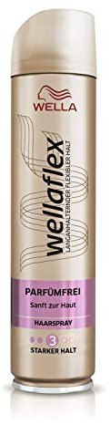 Wellaflex Haarspray Parfümfrei starker Halt, 6er Pack (6 x 250 ml)