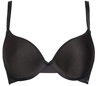 SIèLEI Reggiseno Imbottito con Ferretto 2506 Coppa B in Microfibra (6 XXL IT Donna, Nero)