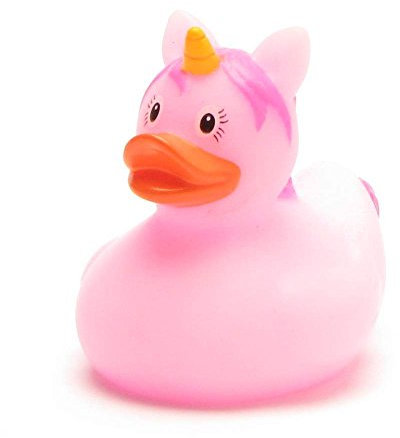 Paperella da bagno, motivo: unicorno, rosa, dimensioni: 4,5 cm