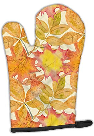 Caroline 's Treasures bb7497ovmt Fall Blätter Watercolor Ofenhandschuh verziert, 30,5 x 21,6 cm Multicolor