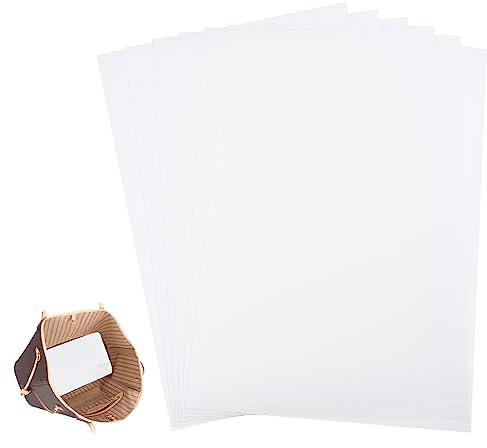 PH PandaHall 6 Stück 30x20cm Kunststoff Rechteck Handtasche Basis Shaper Klare Vorderseite Rücken Panel Board Acryl Stricken Häkeln Böden für Handtasche tote Brieftasche Handtasche Boden
